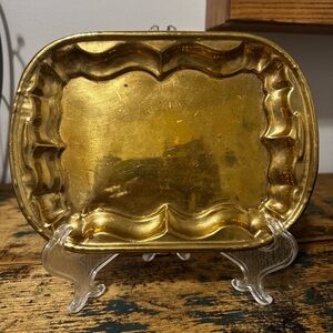 Vintage Brass Decorative Tray